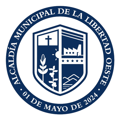 Escudo Alcaldía Municipal de La Libertad Oeste